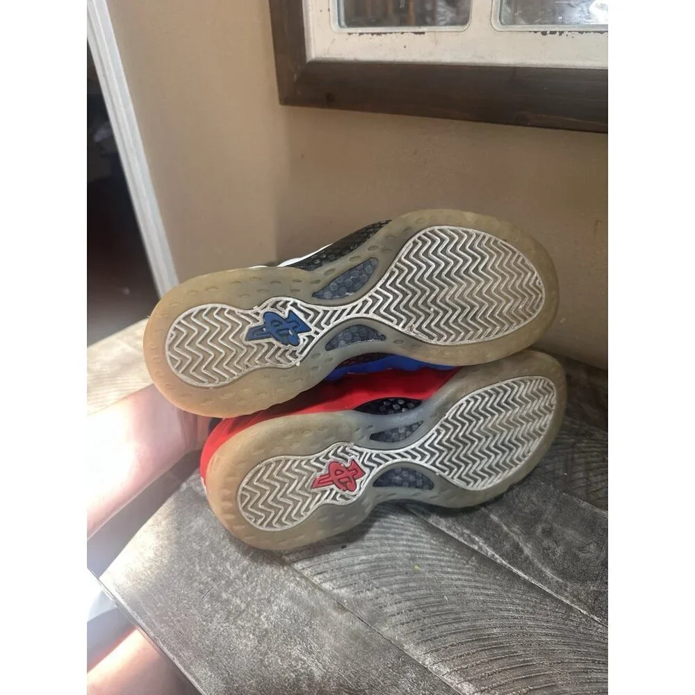 Nike Air Foamposite Shoes USA Red White Blue Olympics Women's Size 9 - Picture 5 of 5